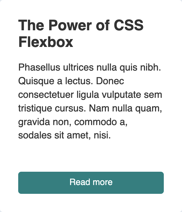 Card with Header Footer