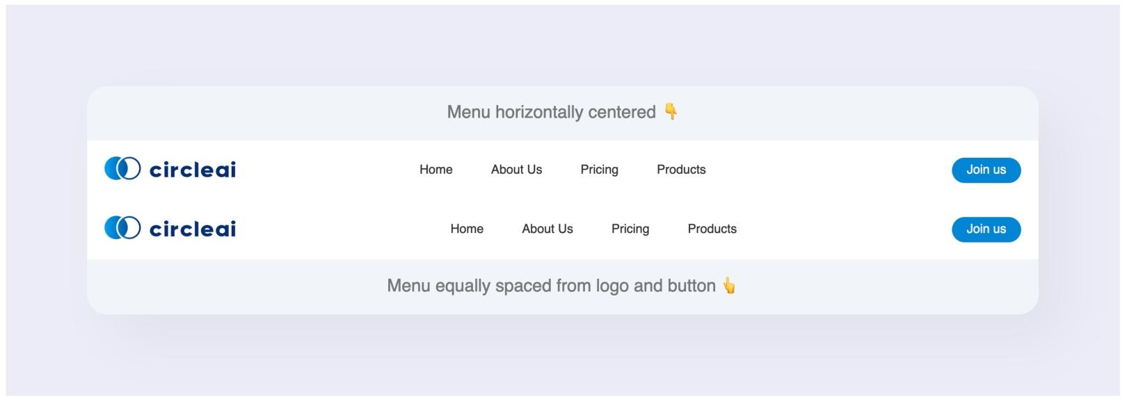 Nav bar compare